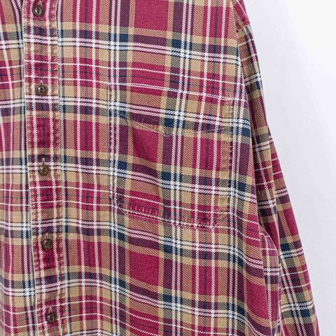 Abercrombie & Fitch Big Shirts Flannel Button Distressed