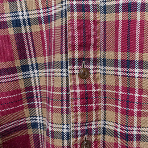 Abercrombie & Fitch Big Shirts Flannel Button Distressed