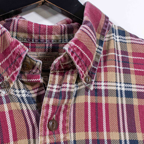 Abercrombie & Fitch Big Shirts Flannel Button Distressed