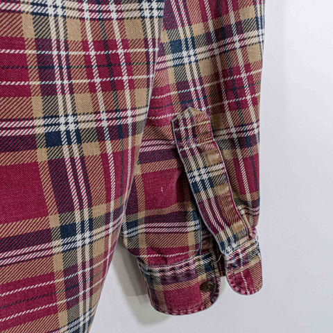 Abercrombie & Fitch Big Shirts Flannel Button Distressed