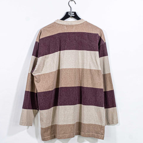 GUESS Jeans Striped T-Shirt Long Sleeve Horizontal