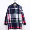 Chaps Ralph Lauren Crest Long Sleeve Plaid Polo Shirt