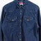 Wrangler Western Pearl Snap Denim Shirt Cowboy