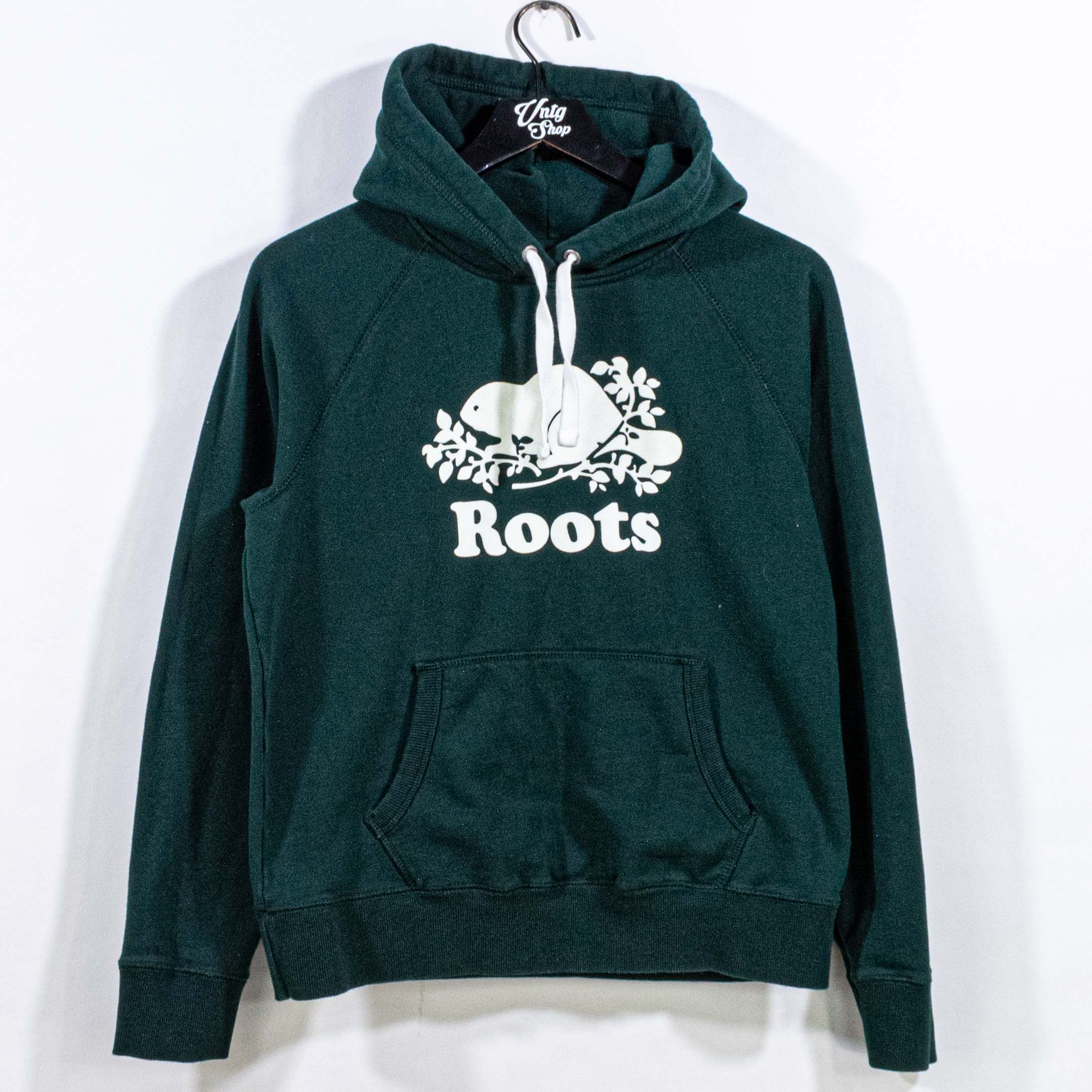 Roots Canada Logo Hoodie Sweatshirt VNTG Shop