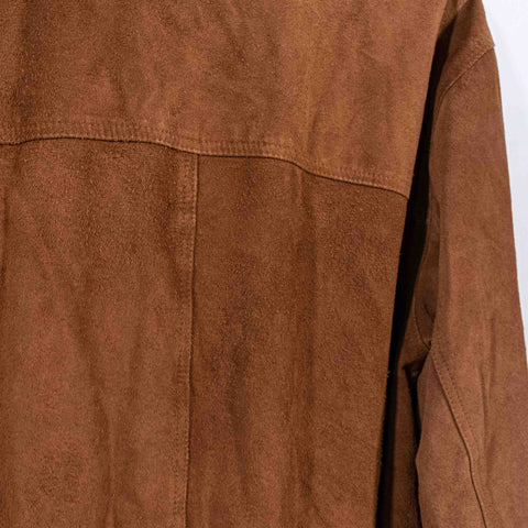 LL Bean Suede Leather Barn Chore Jacket Work Coat
