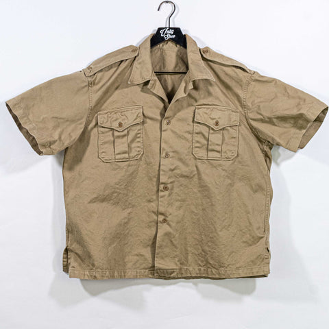 US Army Military Twill Utility Short Sleeve Shirt