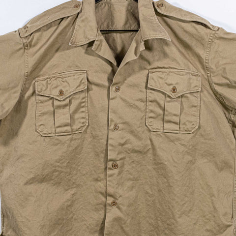 US Army Military Twill Utility Short Sleeve Shirt
