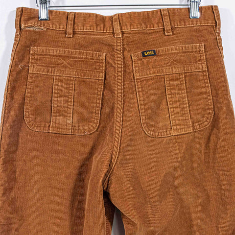 LEE Corduroy Flare Pants Union Made Talon Zipper Separate-Lees
