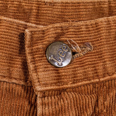 LEE Corduroy Flare Pants Union Made Talon Zipper Separate-Lees