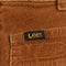 LEE Corduroy Flare Pants Union Made Talon Zipper Separate-Lees