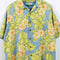 Tommy Bahama Floral Hawaiian Camp Shirt Loop Collar Resort Tiki