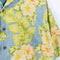 Tommy Bahama Floral Hawaiian Camp Shirt Loop Collar Resort Tiki