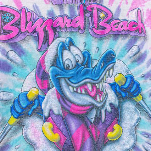 Disney's Blizzard Beach Ice Gator Tie Dye T-Shirt