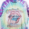 1997 1998 The Rolling Stones Bridges To Babylon Tie Dye Tour T-Shirt Thrashed Sun Faded