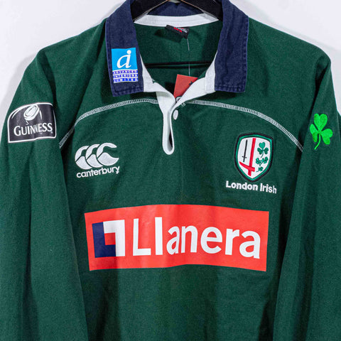 Canterbury London Irish Long Sleeve Rugby Shirt
