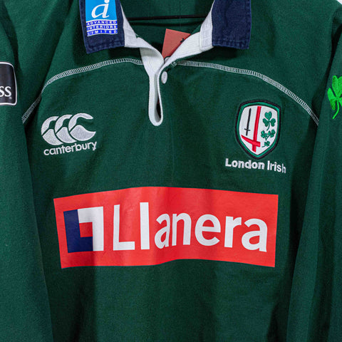 Canterbury London Irish Long Sleeve Rugby Shirt