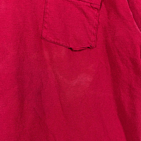 Fruit of The Loom Blank Selvedge Pocket T-Shirt Single Stitch Made in USA