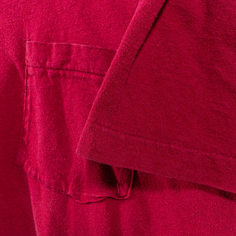 Fruit of The Loom Blank Selvedge Pocket T-Shirt Single Stitch Made in USA