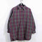 Plaid Flannel 1/4 Zip Pullover Shirt