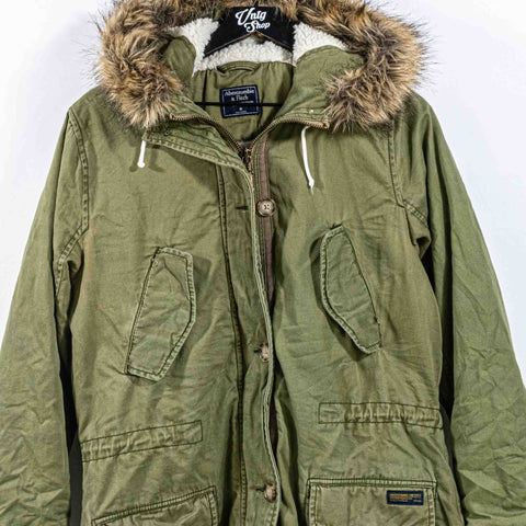 Abercrombie & Fitch Military Field Parka Jacket Coat