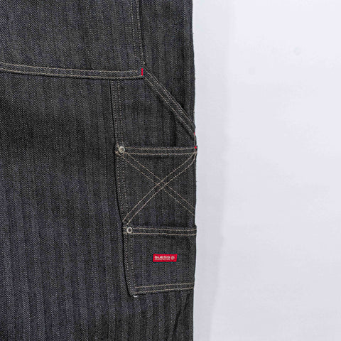 Guess Workwear Striped Carpenter Jeans Baggy Hip Hop Skate