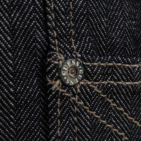 Guess Workwear Striped Carpenter Jeans Baggy Hip Hop Skate