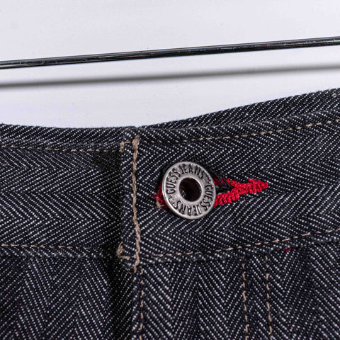 Guess Workwear Striped Carpenter Jeans Baggy Hip Hop Skate