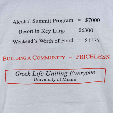 GLUE Greek Life Uniting Everyone T-Shirt University of Miami Frat