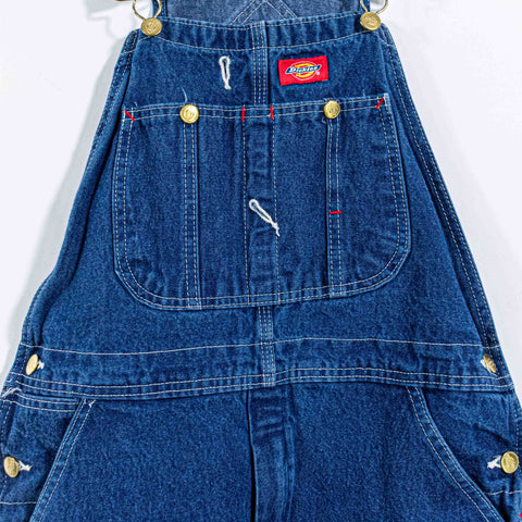 Dickies Denim Jean Overalls Baggy Hip Hop Workwear