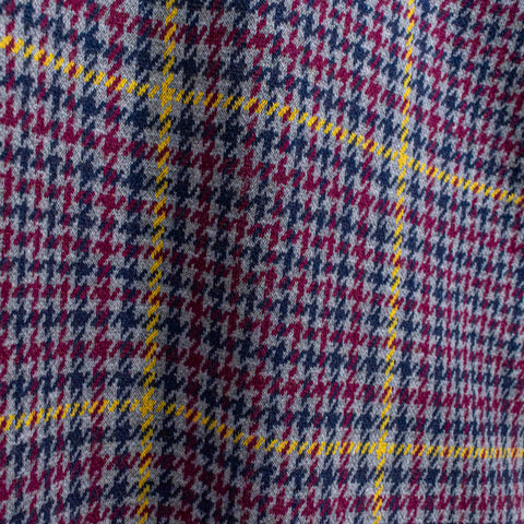 Trader Bay Plaid Polo Shirt Long Sleeve