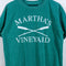 Marthas Vineyard Oar Rowing T-Shirt Overdyed