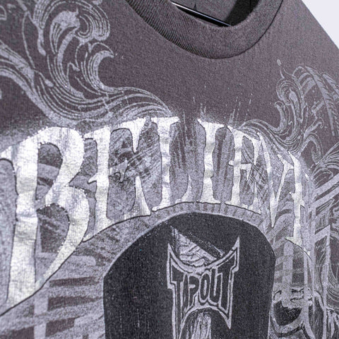 TapOut Believe Skull AOP T-Shirt Cyber Goth