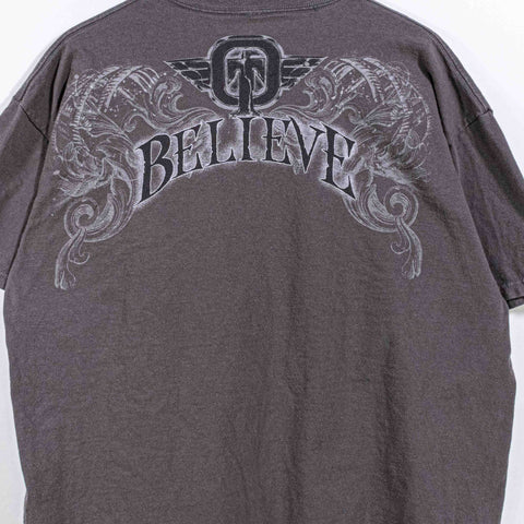 TapOut Believe Skull AOP T-Shirt Cyber Goth