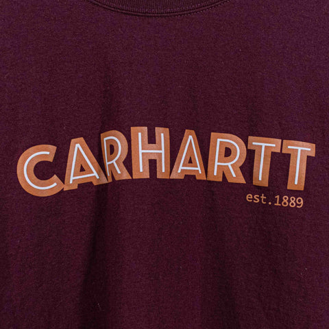 Carhartt Spell Out T-Shirt Long Sleeve