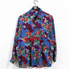 Guess By Georges Marciano Rose Flower Floral Rayon Button Shirt