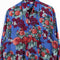 Guess By Georges Marciano Rose Flower Floral Rayon Button Shirt