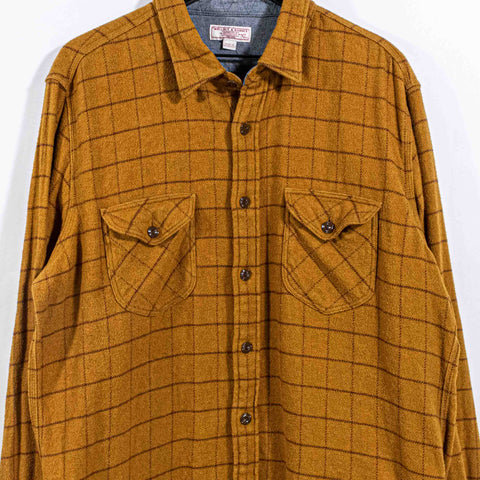 Wallace & Barnes Plaid Flannel Button Shirt