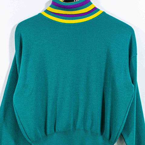 Meister Ski Striped Turtleneck Sweater