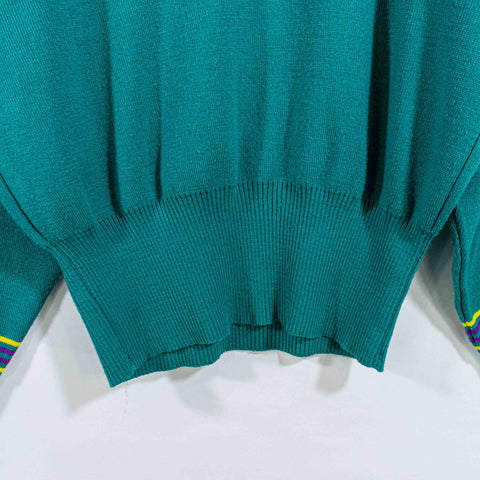 Meister Ski Striped Turtleneck Sweater