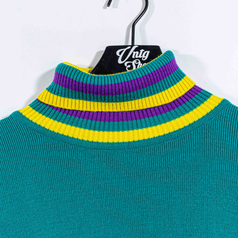 Meister Ski Striped Turtleneck Sweater