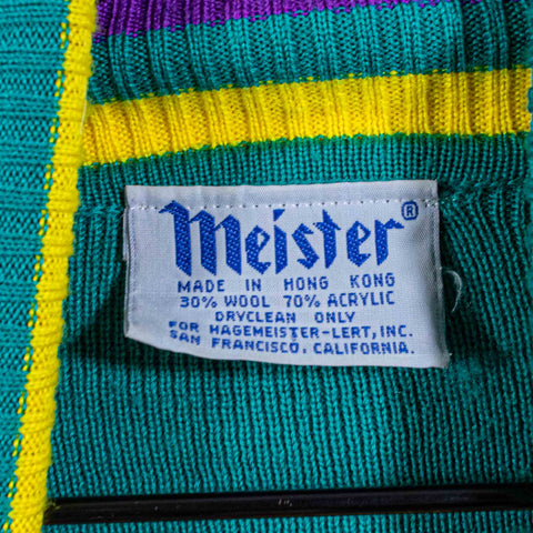 Meister Ski Striped Turtleneck Sweater