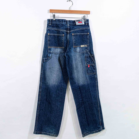 SouthPole Baggy Carpenter Jeans Skate Embroidered Hip Hop