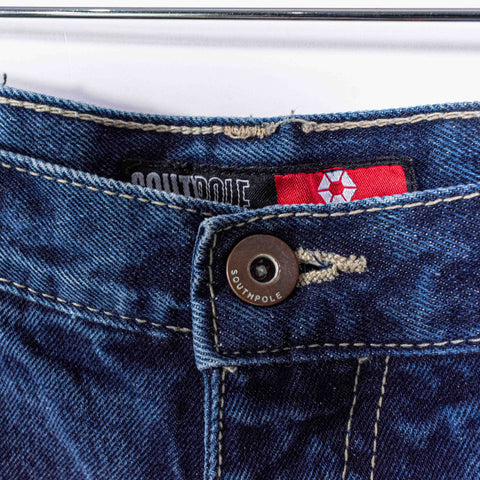 SouthPole Baggy Carpenter Jeans Skate Embroidered Hip Hop
