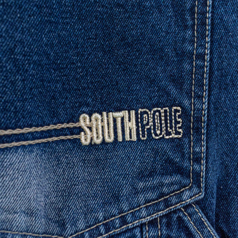 SouthPole Baggy Carpenter Jeans Skate Embroidered Hip Hop