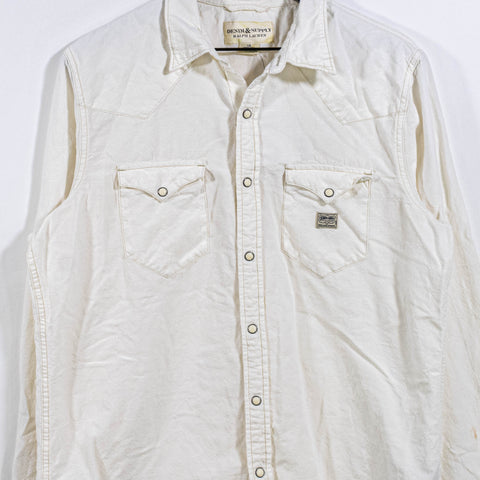 Denim & Supply Ralph Lauren Aztec Southwestern Tonal Pearl Snap Shirt