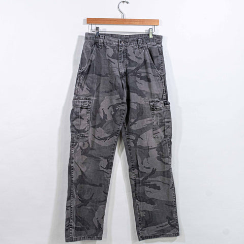 Wrangler Camo Cargo Pants Skate Grunge
