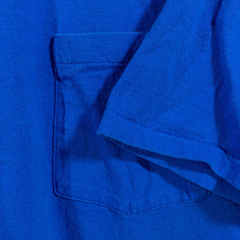 Hanes Blank Pocket T-Shirt Single Stitch