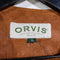 Orvis Suede Leather Collared Waistcoat Vest