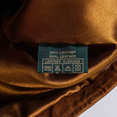 Orvis Suede Leather Collared Waistcoat Vest