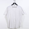 Buck Mason Curved Hem Blank White T-Shirt